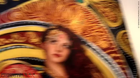 Contortionist In Multicolored Body - Watch4Fetish