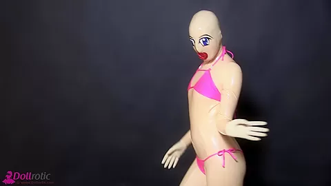 Living Rubberdoll With Silicone Mask - Watch4Fetish