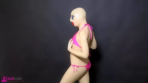 Living Rubberdoll With Silicone Mask - Watch4Fetish