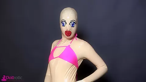 Living Rubberdoll With Silicone Mask - Watch4Fetish