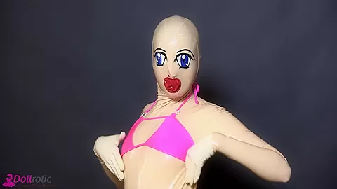 Living Rubberdoll With Silicone Mask - Watch4Fetish