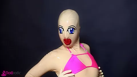 Living Rubberdoll With Silicone Mask - Watch4Fetish