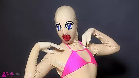 Living Rubberdoll With Silicone Mask - Watch4Fetish