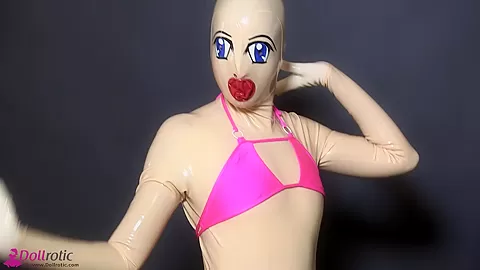 Living Rubberdoll With Silicone Mask - Watch4Fetish