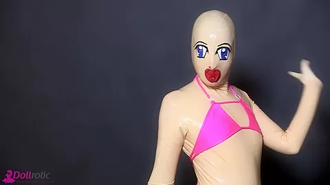 Living Rubberdoll With Silicone Mask - Watch4Fetish