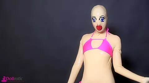 Living Rubberdoll With Silicone Mask - Watch4Fetish