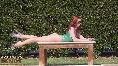 Girl In A Green Bodysuit Suit - Watch4Fetish