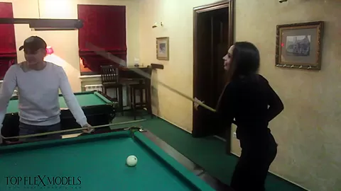 Flexibility On Pool Table - Watch4Fetish