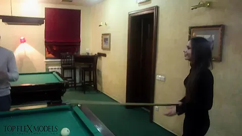 Flexibility On Pool Table - Watch4Fetish