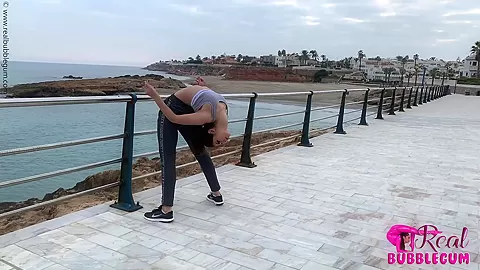 Contortion Stretching Outdoor - Watch4Fetish