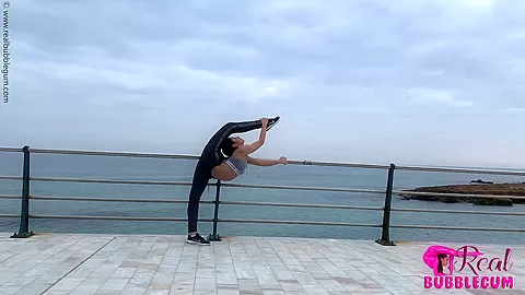 Contortion Stretching Outdoor - Watch4Fetish