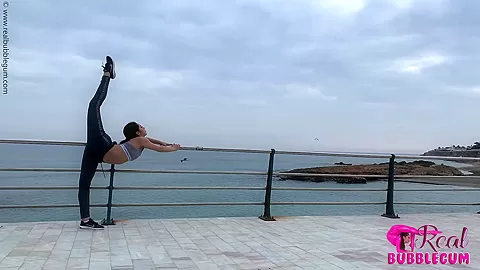 Contortion Stretching Outdoor - Watch4Fetish