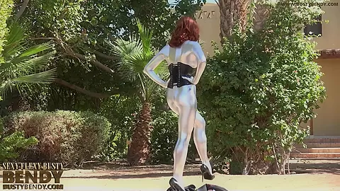 Brunette Bending Erotically In The Hot Egyptian - Watch4Fetish