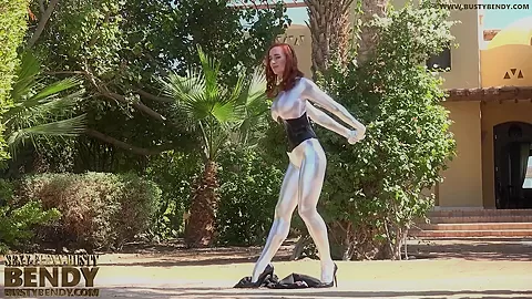 Brunette Bending Erotically In The Hot Egyptian - Watch4Fetish
