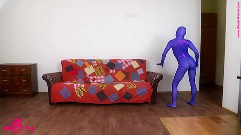 Splits In Zentai Costume - Watch4Fetish