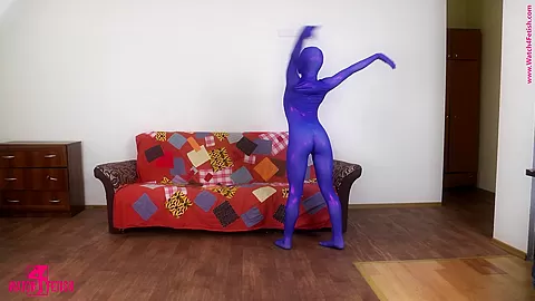 Splits In Zentai Costume - Watch4Fetish