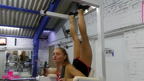 Contortion In The Gym - Watch4Fetish
