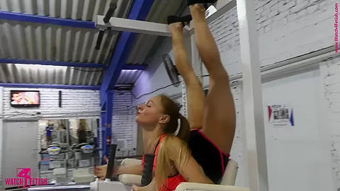 Contortion In The Gym - Watch4Fetish