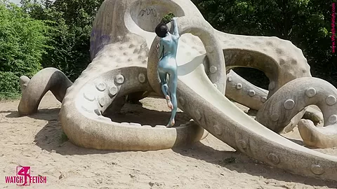 Hot Catsuit In Public - Watch4Fetish