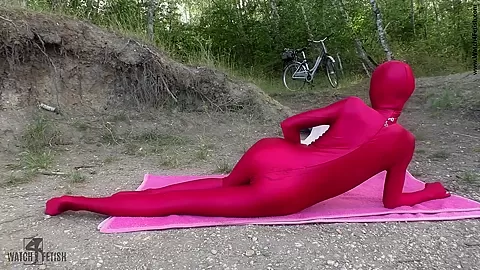 Zentai At The Lake - Watch4Fetish
