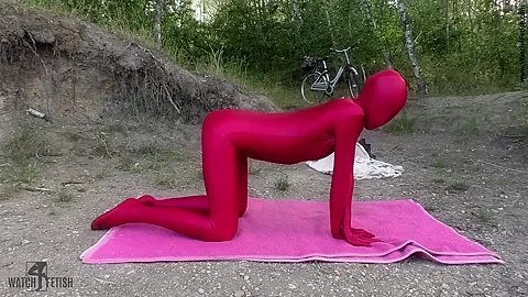 Zentai At The Lake - Watch4Fetish