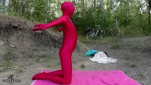 Zentai At The Lake - Watch4Fetish