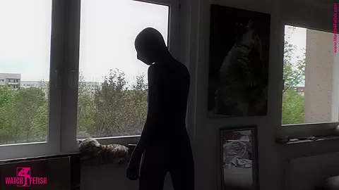 Dildo Fun In Zentai - Watch4Fetish