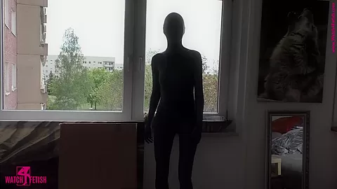 Dildo Fun In Zentai - Watch4Fetish