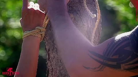 Bondage And Bdsm In The Garden 1 - Watch4Fetish