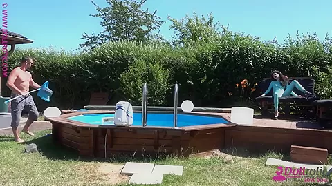 Spandex Poolparty With Sexdoll - Watch4Fetish