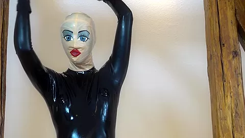 Slave Bounded In Latex - Watch4Fetish