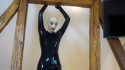 Slave Bounded In Latex - Watch4Fetish