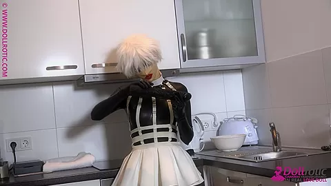 Latex Doll With New Big Toy - Watch4Fetish