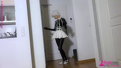 Latex Doll With New Big Toy - Watch4Fetish