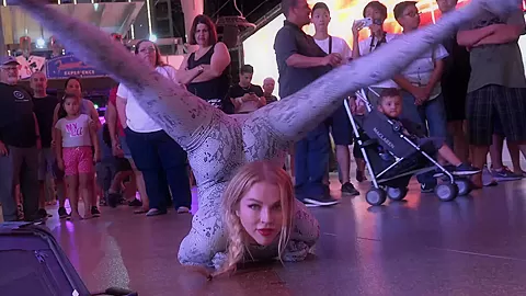 A Flexible Line On Freemont Street - Watch4Fetish