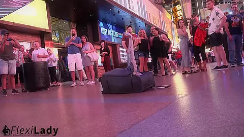 A Flexible Line On Freemont Street - Watch4Fetish