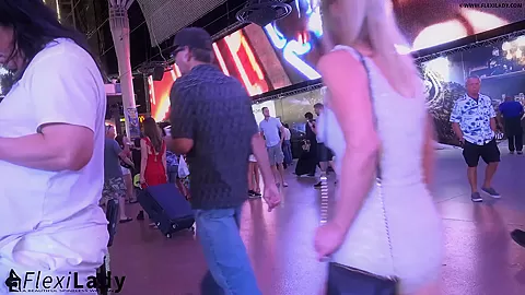 A Flexible Line On Freemont Street - Watch4Fetish