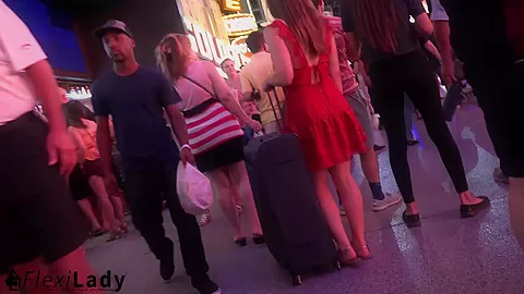 A Flexible Line On Freemont Street - Watch4Fetish