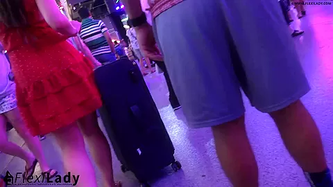 A Flexible Line On Freemont Street - Watch4Fetish