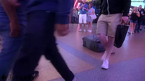 A Flexible Line On Freemont Street - Watch4Fetish