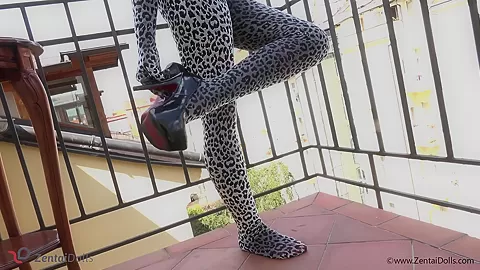 Undressing In Spandex - Watch4Fetish