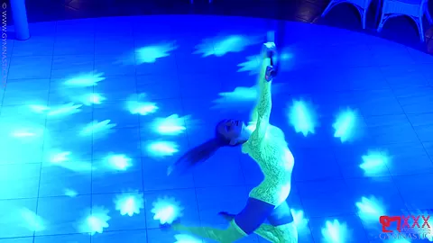 Show In Yellow Spandex - Watch4Fetish