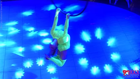 Show In Yellow Spandex - Watch4Fetish