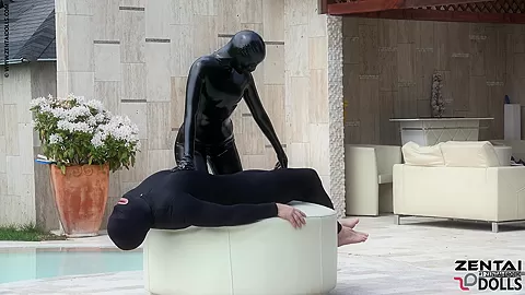 Pool Duo Black Fetish Fun - Watch4Fetish