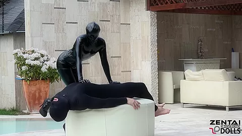 Pool Duo Black Fetish Fun - Watch4Fetish
