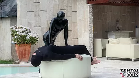 Pool Duo Black Fetish Fun - Watch4Fetish