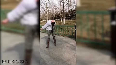 Outdoor Flexible Fun - Watch4Fetish