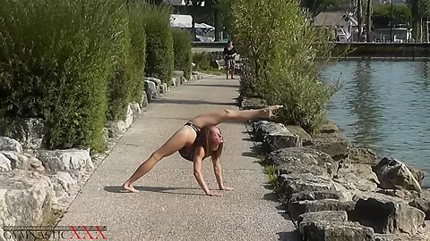 Flexible In Public - Watch4Fetish