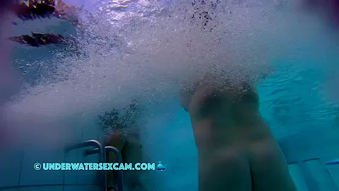 These Are Huge White Tits Filmed In A Sauna Pool