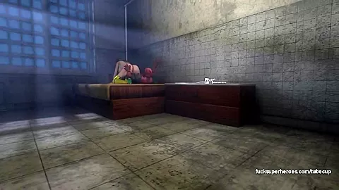 Deadpool and Rogue - Getting naughty in the bedroom